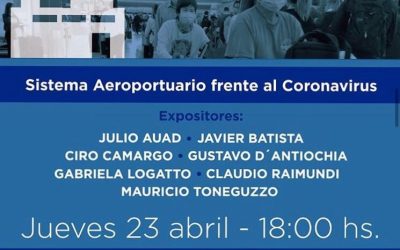 ✈Participación en el primer Webinar de UPE: “Sistema Aeroportuario frente al Coronavirus”.