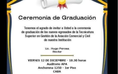 ✈ PARTICIPACION DE ATEGA EN EL ACTO DE EGRESO ICAPA 2025